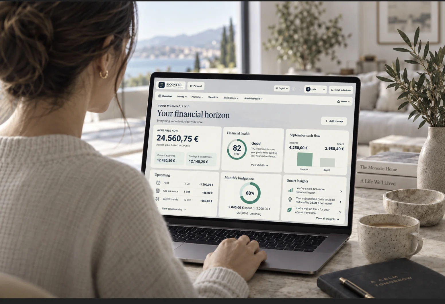 People using Ficonter to plan their household finances